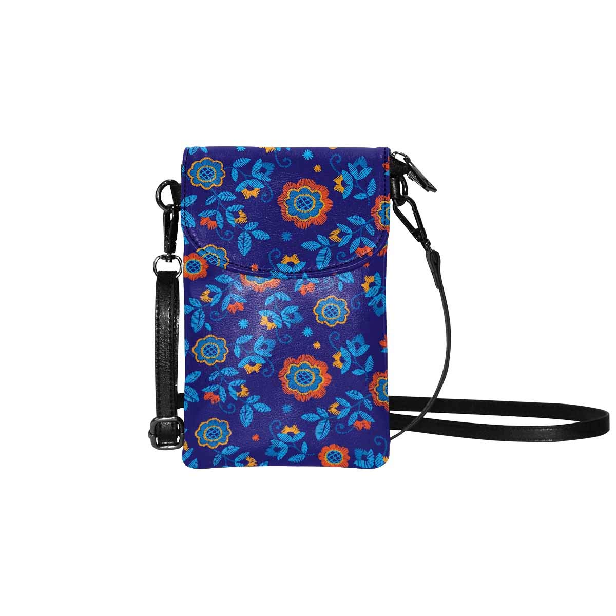 Stylish Leather Crossbody Bag for Women - Small Shoulder Purse with Decorative Pattern & Cellphone Pocket | Perfect for Daily Use, Travel & Shopping
