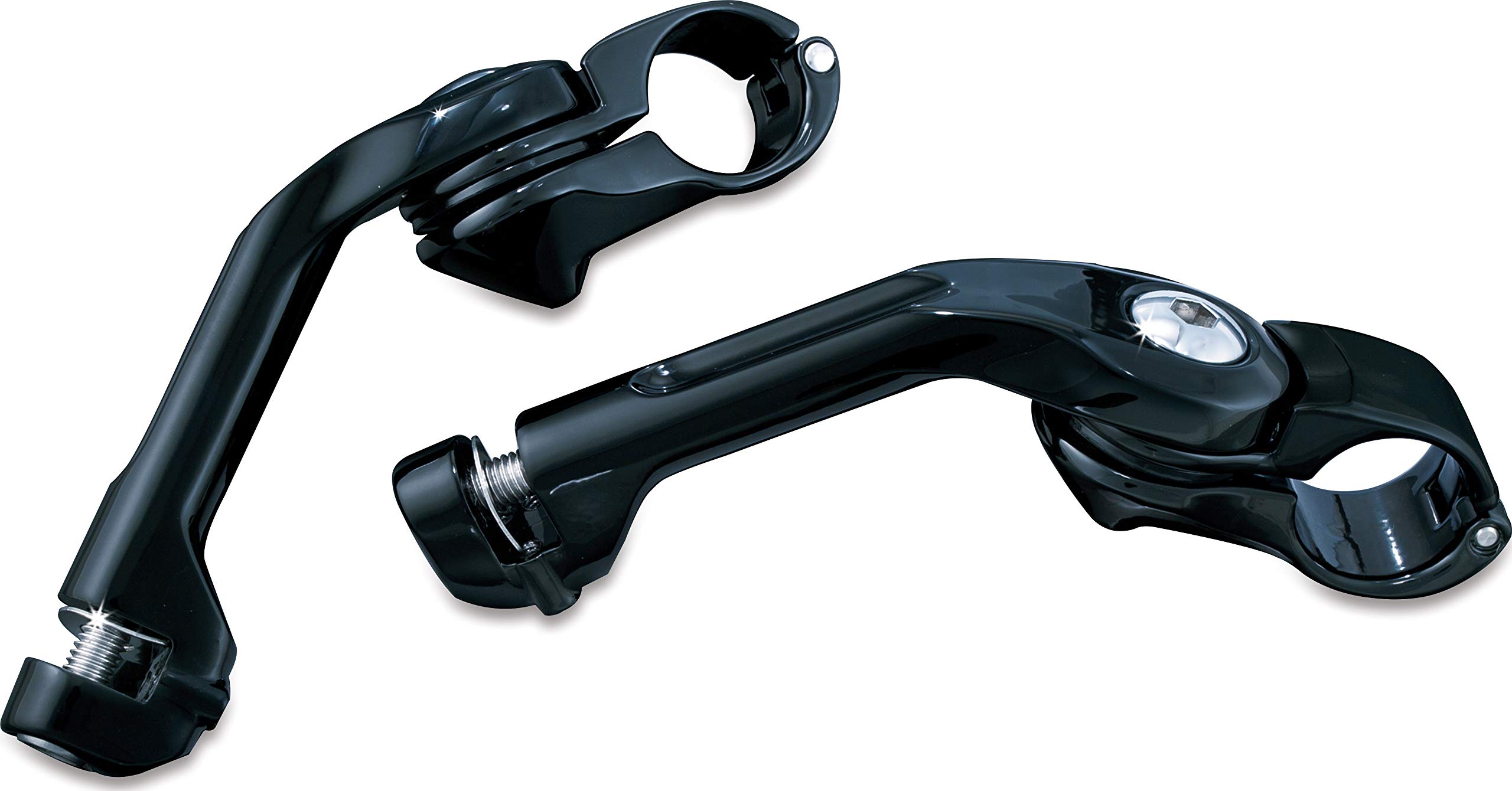 Kuryakyn 7575 Motorcycle Foot Controls - Tour-Tech Long Arm Cruise Mounts for 1-1/4
