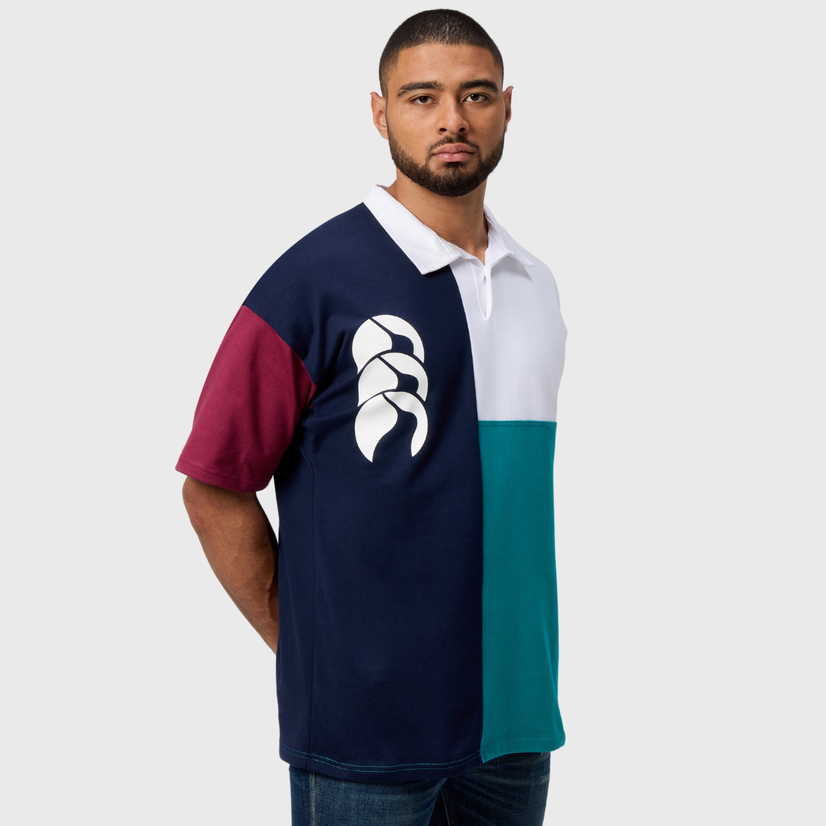 Canterbury Men's Harlequin Rugby Jersey - Breathable Performance Rugby Shirt for Training & Matches - Perfect for Rugby Players & Fans