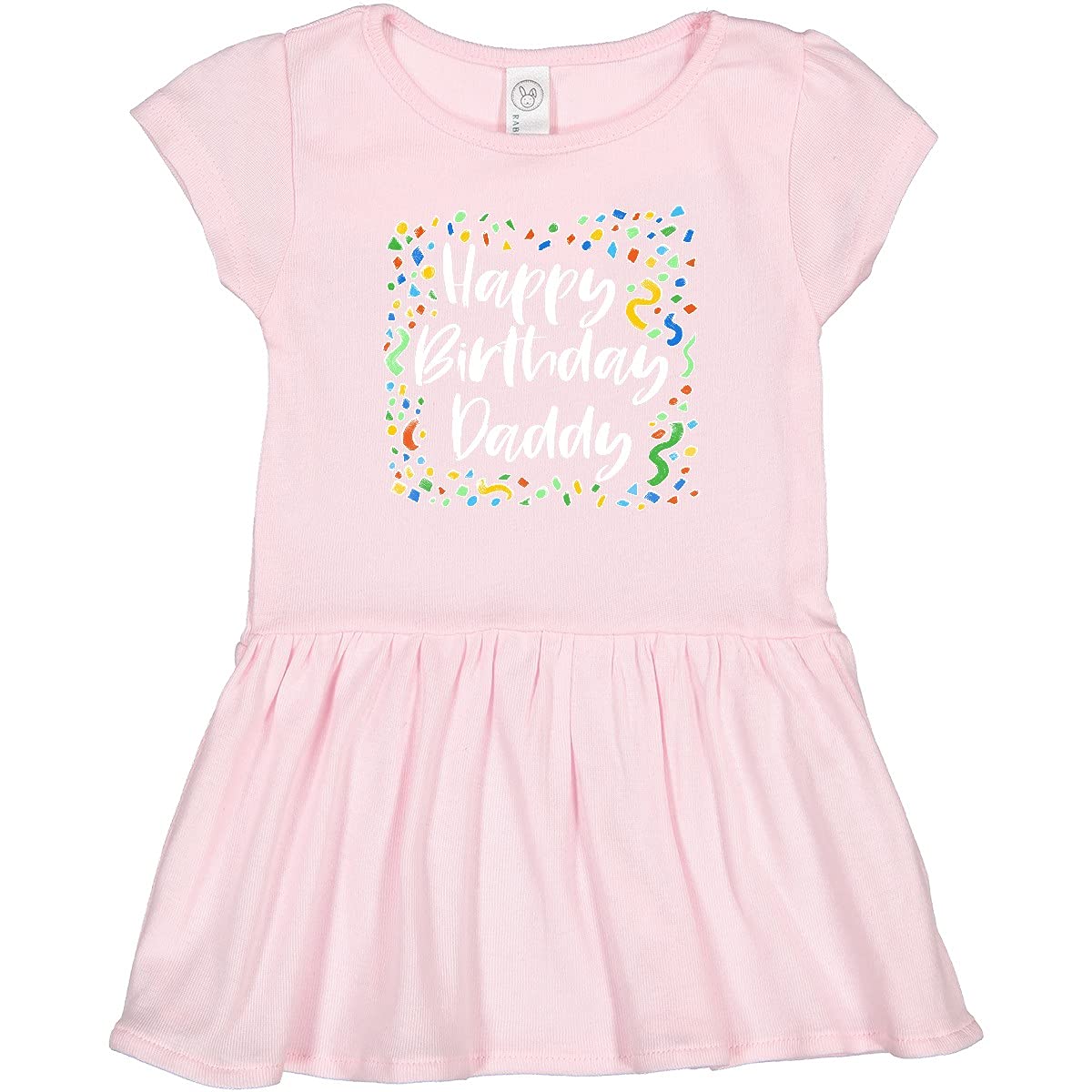 Inktastic Happy Birthday Daddy Toddler Dress - Cute Birthday Outfit for Baby Girls & Boys - Perfect for Parties, Photos & Celebrations