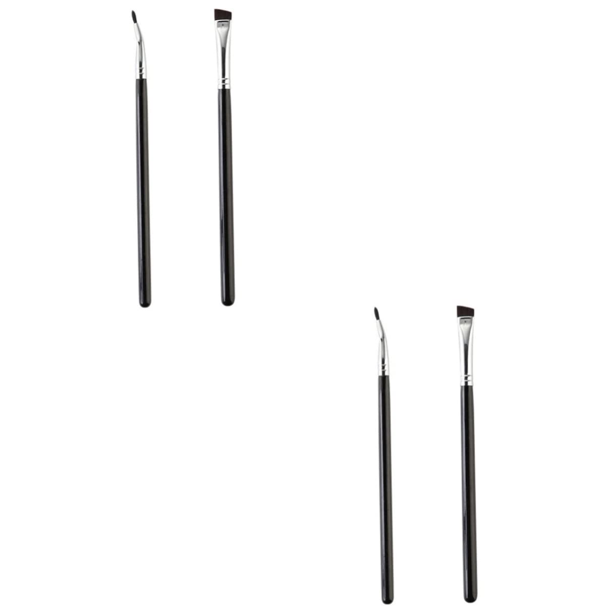 12Pcs Thin Eyeliner Brush Set - Precise Corner & Lash Fan Brushes for Eyebrow, Mascara & Eye Makeup | Professional Makeup Brush Kit for Smokey Eyes, Winged Liner & Natural Looks | Perfect for Daily Use, Bridal Makeup & Salon Professionals