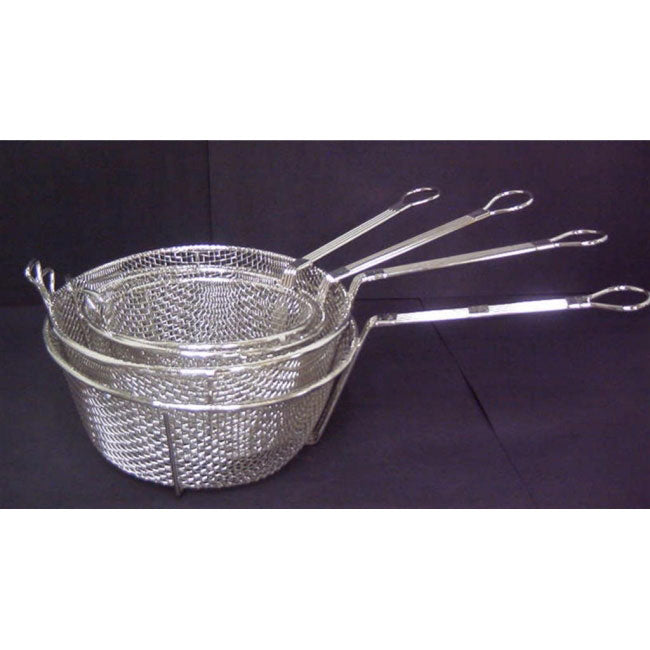 Bluebird 0853 Nickel Plated 9.75-Inch Wire Pasta Strainer Basket - Perfect for Draining Spaghetti, Noodles & Vegetables in the Kitchen