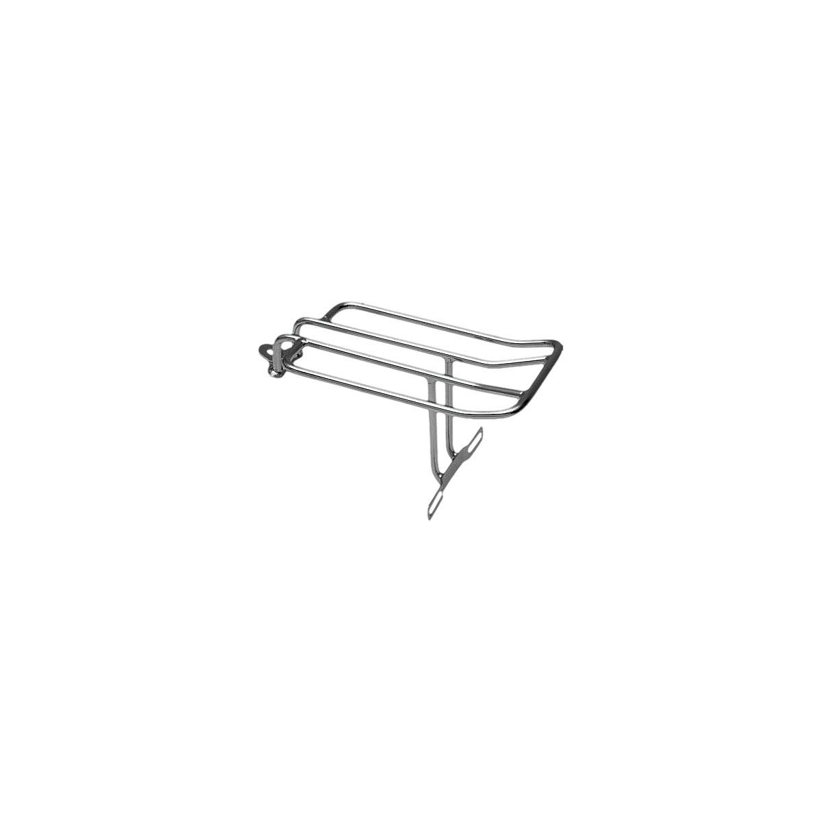 Chrome Luggage Rack for Motorcycles - Heavy Duty Rear Cargo Carrier - Fits Harley Davidson, Honda, Yamaha & More - Perfect for Touring, Commuting & Road Trips