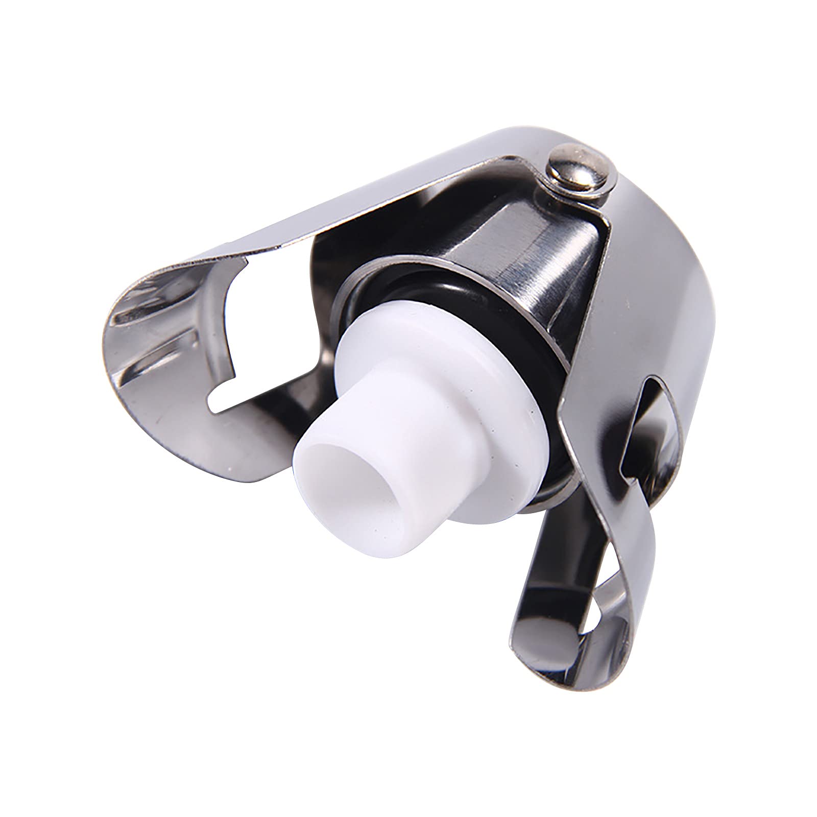 Premium Stainless Steel Champagne & Wine Bottle Stopper - Airtight Seal for Sparkling Wine, Kitchen, Dining & Bar Use - Perfect for Parties, Gifts & Home Entertaining (One Size)