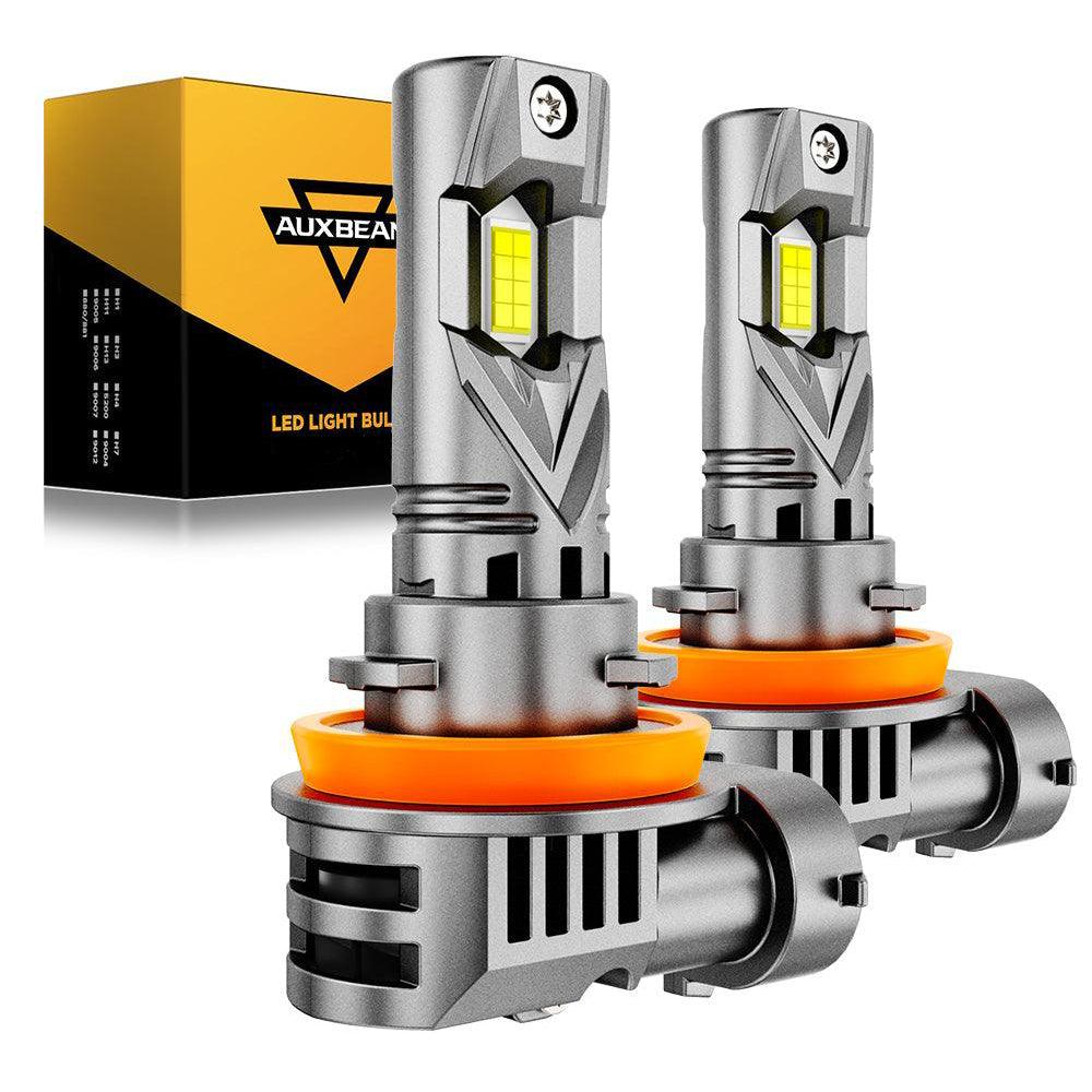 1:1 Mini Size Q25S Series 22000LM 90W LED Headlight Bulbs 6500K Cool White - High Brightness for Night Driving, Fog Lights, Motorcycle & Car Upgrades