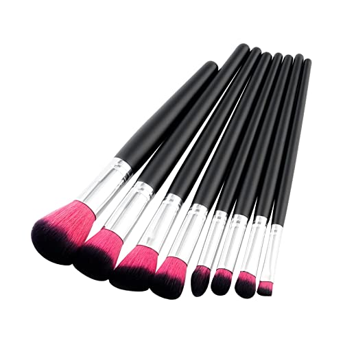 Premium 8-Piece Makeup Brush Set for Foundation, Concealer & Eyeshadow - Perfect for Professional & Home Use