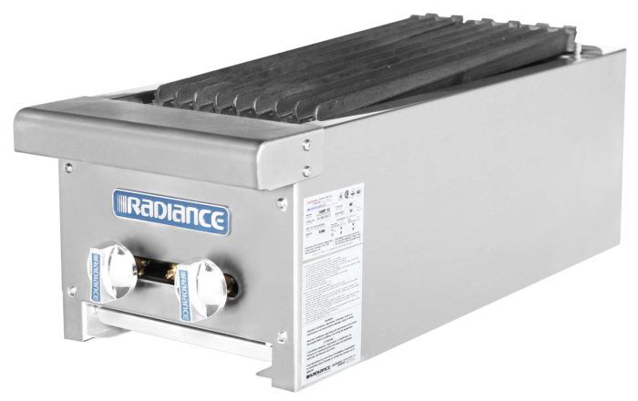 GK & Radiance TARB 12 Inch Radiant Broiler Countertop Oven - Perfect for Small Kitchens, Restaurants & Home Cooking