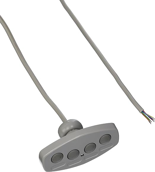 Pentair iS4 Spa Side Remote Control - 4 Button Grey with 150' Cable for Hot Tub & Pool Control - Perfect for Outdoor Spa Relaxation & Easy Temperature Adjustment