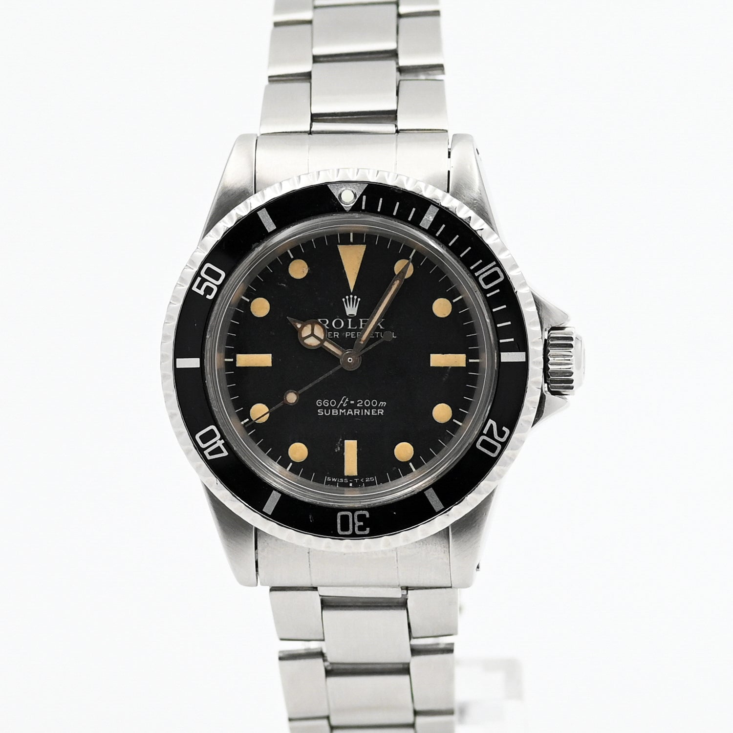 Vintage Rolex Submariner No Date 114060 Men's Watch - 1973 Classic Diver Luxury Timepiece for Collectors & Special Occasions