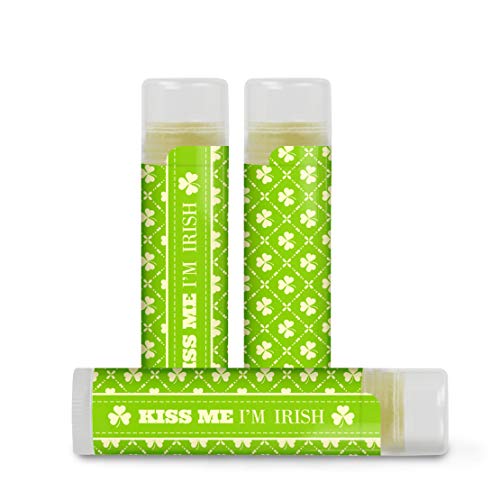 Irish Lip Balm Stickers - Set of 24 for Party Favors
