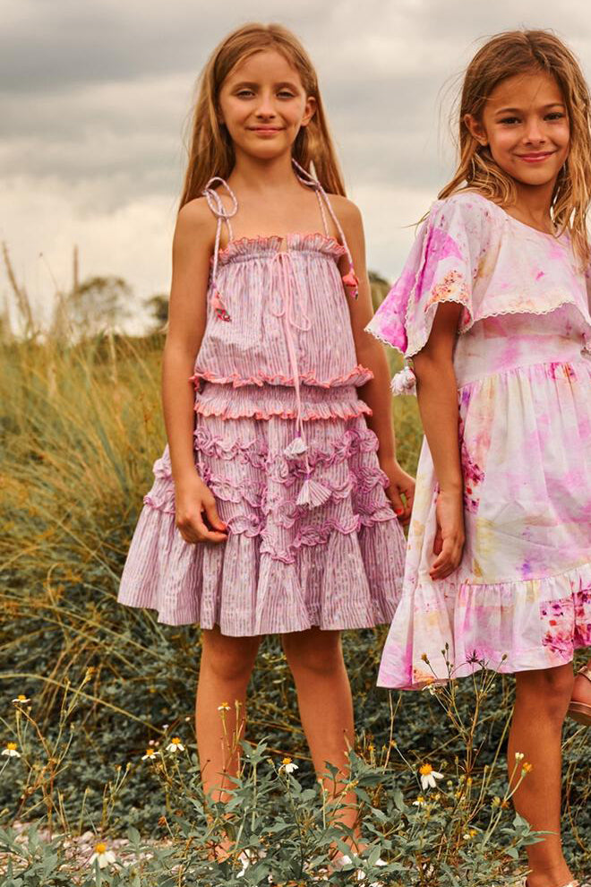 Girls Ballet Dress - Nellystella Casey Striped Tutu for Dance Class & Performance | Perfect for Recitals, Parties & Special Occasions