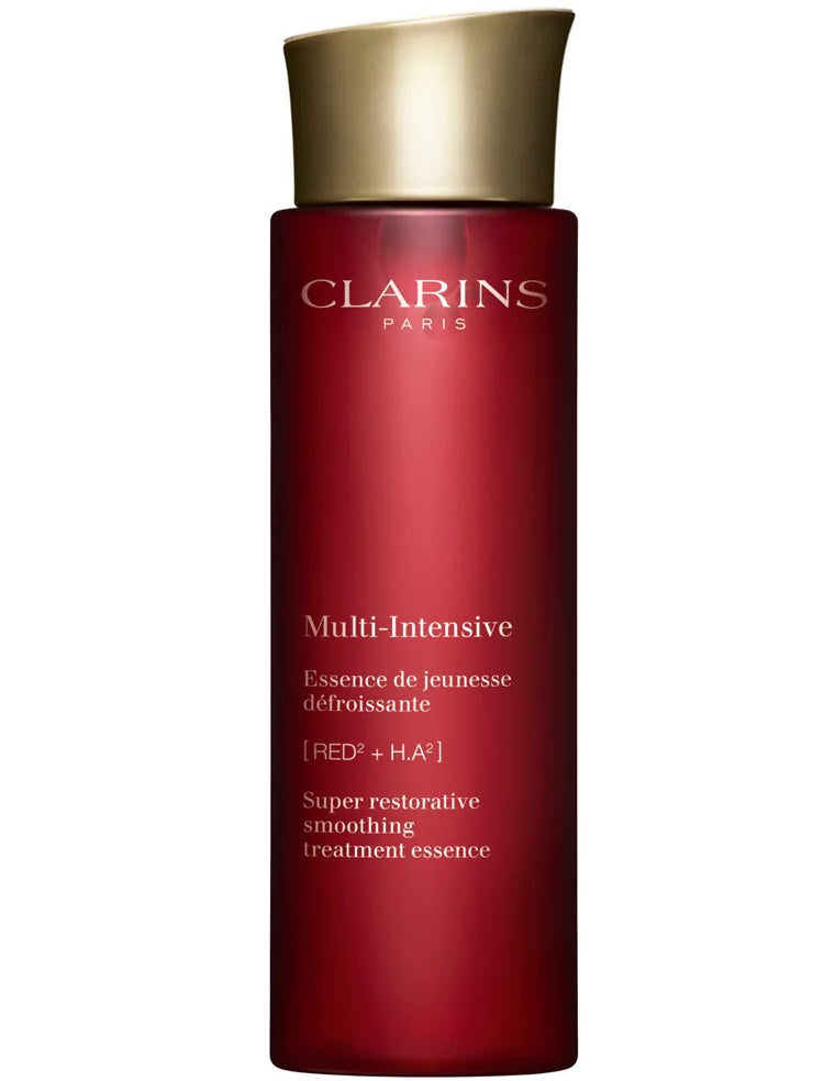 Clarins Super Restorative Smoothing Treatment Essence - Anti-Aging Face Serum for Wrinkles & Firming | Day & Night Moisturizer for Mature Skin