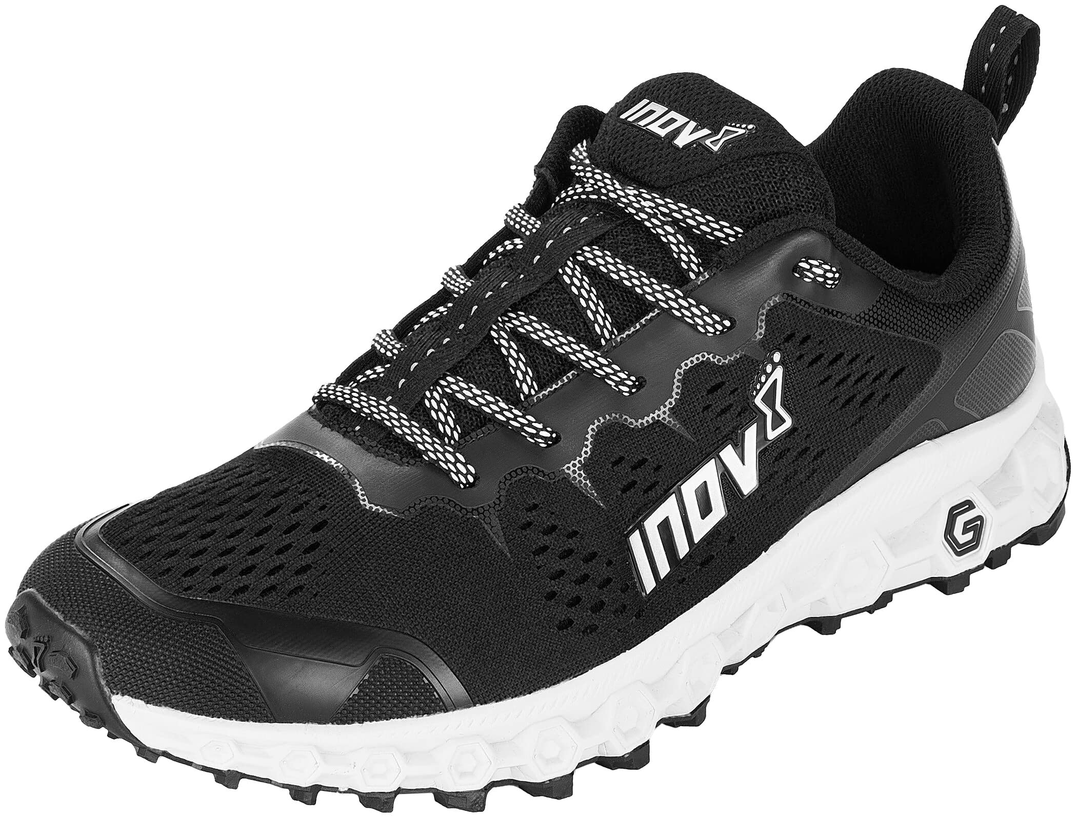 Innov-8 Men's Parkclaw G 280 Trail Running Shoes - Lightweight Hiking & Outdoor Athletic Footwear - Black/White - Size 11 - Perfect for Trail Running, Hiking & Outdoor Adventures