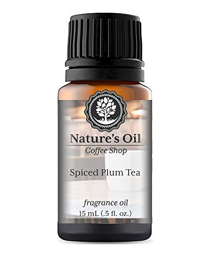 Spiced Plum Tea Fragrance Oil - 15ml for Aromatherapy Diffusers, Handmade Soap, Scented Candles, DIY Lotions, Home Fragrance, Linen Spray, Bath Bombs & Slime - Perfect for Relaxation, Spa Days & Cozy Home Ambience