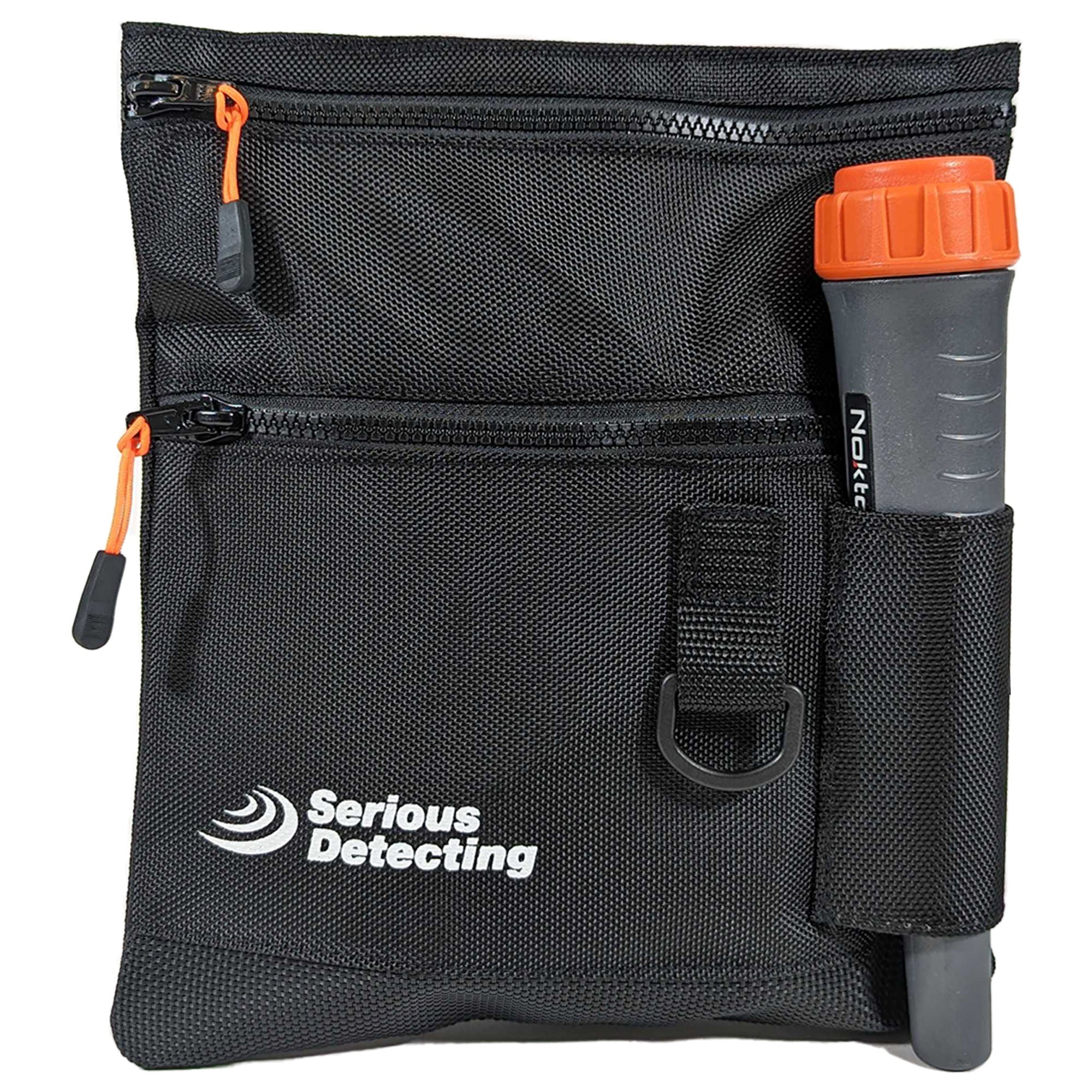 Waterproof Mesh Bottom Beach Metal Detecting Bag with 43