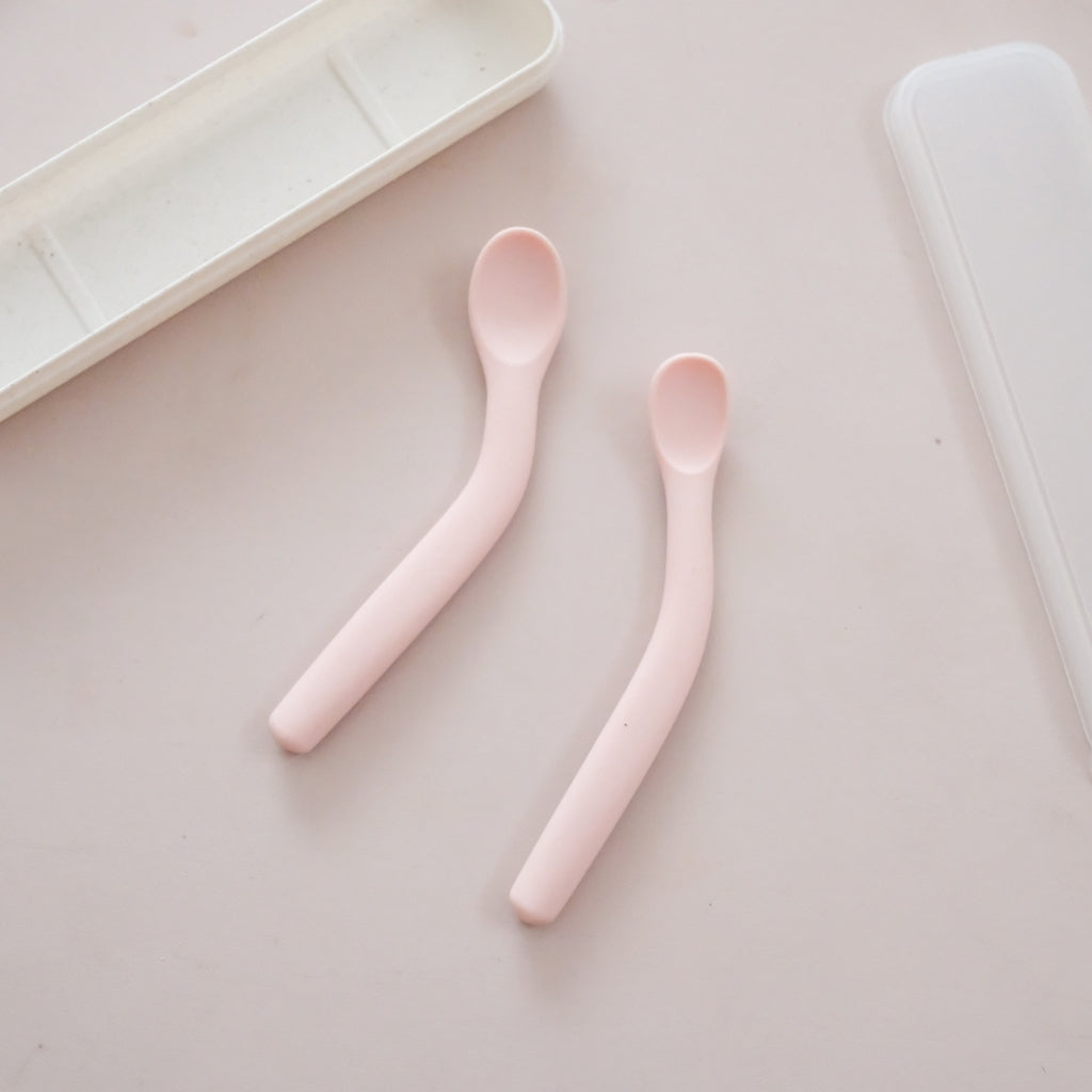 Flexible Bendable Spoons - Set of 2 for Adults & Kids - Perfect for Camping, Travel, and Outdoor Dining - Durable & BPA-Free Plastic Utensils