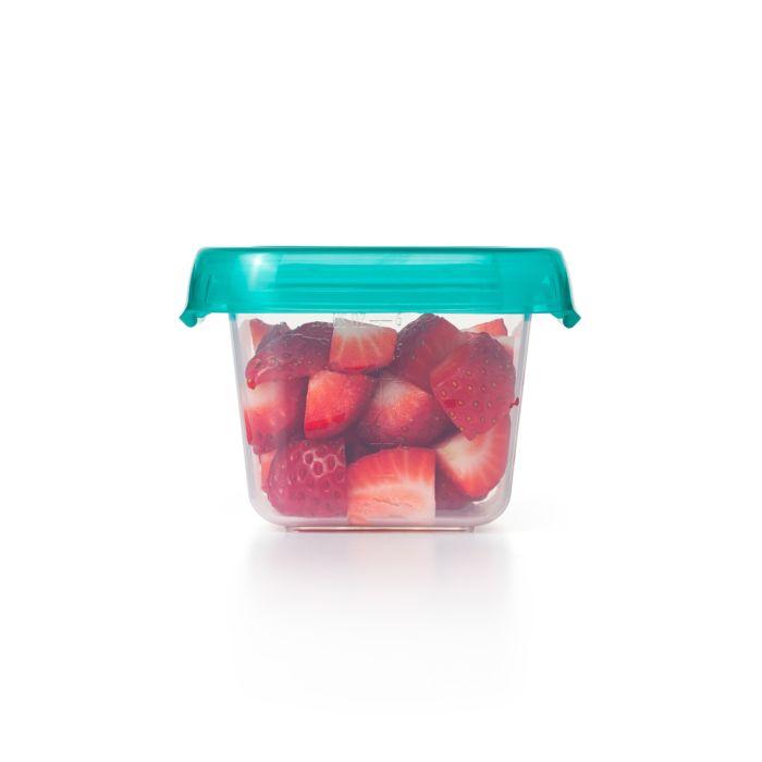 Oxo Tot Baby Blocks Freezer Storage Containers (6 oz) - BPA-Free Food Containers for Baby Puree, Breast Milk & Snacks - Perfect for Daycare, Travel & Meal Prep