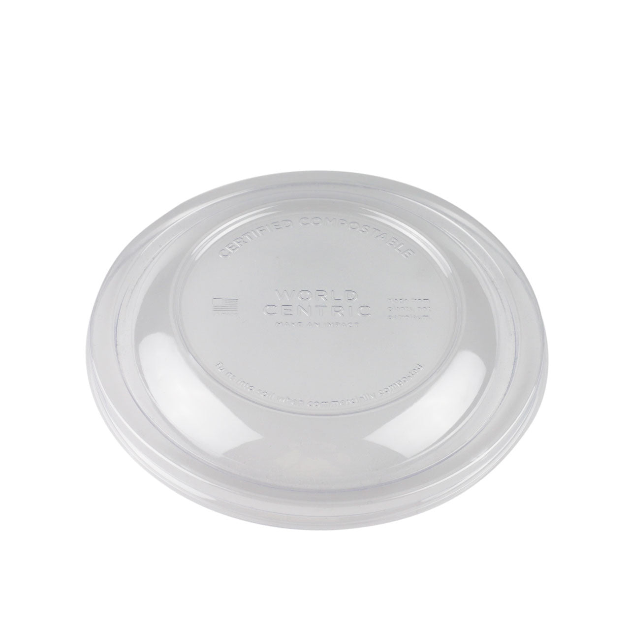 Eco-Friendly Compostable Clear Lids for Biodegradable Takeout Bowls - 300 Lids/Case (#89622, #87654) | Perfect for Restaurants, Cafes & Sustainable Food Packaging