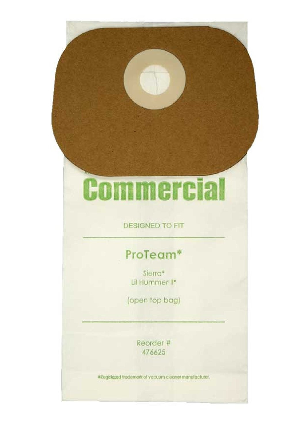 ProTeam (50) Sierra Lil Hummer Micro-Lined Commercial Backpack Bags - 50 Pack | Durable Dust Collection Bags for Commercial Vacuums | Ideal for Cleaning Offices, Schools & Industrial Spaces