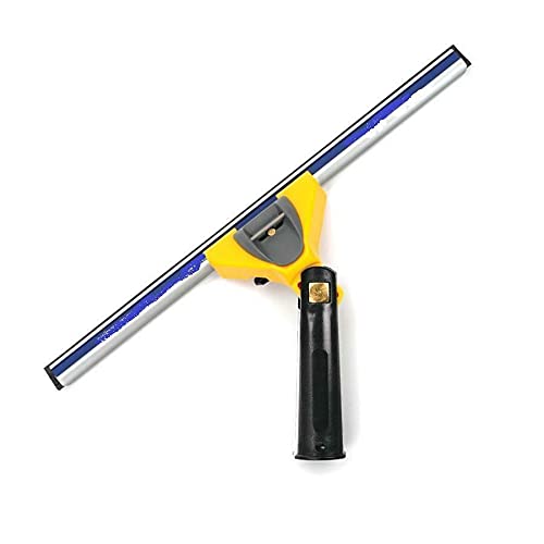 Professional Window Cleaning Swivel Squeegee Kit - Heavy Duty Window Cleaner with Brush, Floor Squeegee & Complete Cleaning Tools for Home, Office & Commercial Use