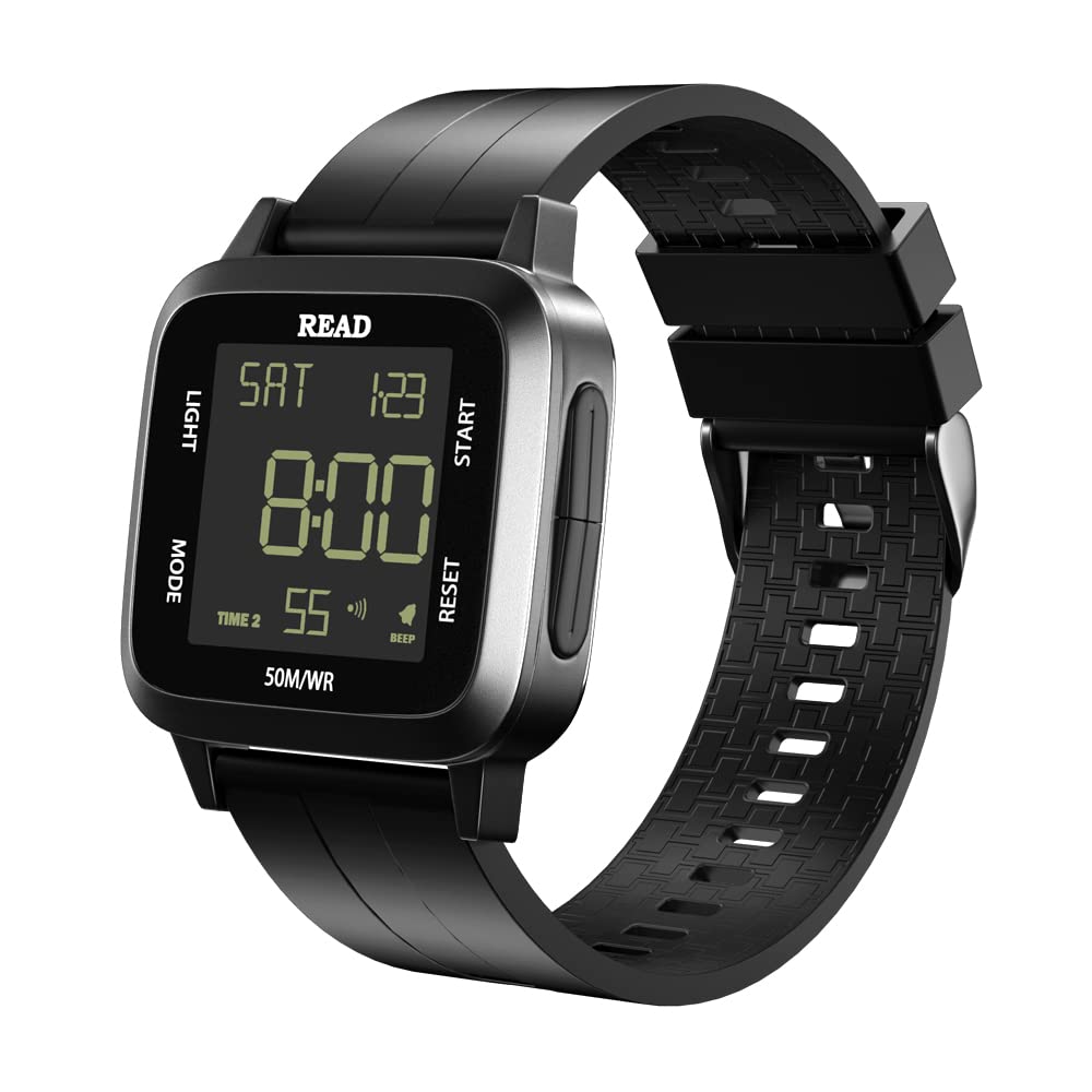Men's Digital Sports Watches - Waterproof LCD Wristwatch with Metal Case for Running, Hiking & Outdoor Activities | Unisex Digital Watch for Men & Women