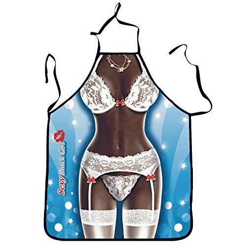 Fun Printed Chef Apron for Adults - 1pc Kitchen Apron for Cooking, Cleaning & Housekeeping - Perfect for Home Chefs, BBQ, Baking & DIY Projects