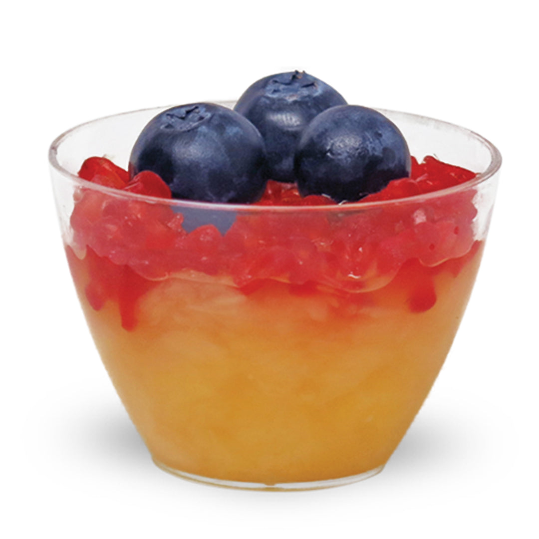 1 oz. Clear Plastic Mini Bowls - 12 Pack | Small Disposable Serving Bowls for Snacks, Condiments, Candy, Nuts & Party Favors | Perfect for Parties, Picnics, Catering & Home Use