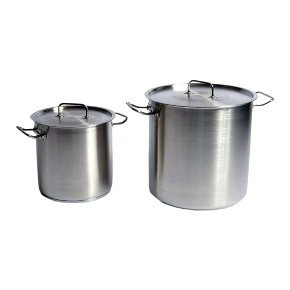 United Scientific Supplies STKPT06 6L (20QT) Stainless Steel Utility Tank Stockpot - Heavy Duty Commercial Kitchen Pot for Cooking, Boiling & Food Prep