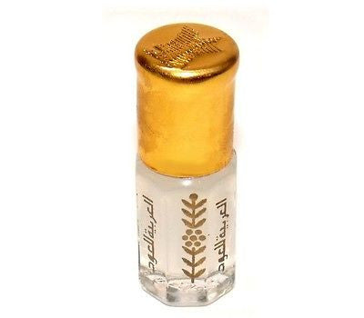 Premium White Egyptian Musk Mallow Perfume Oil - 100% Natural Alcohol-Free Arabian Attar for Women & Men - 6ml Roll-On Bottle - Perfect for Daily Wear, Special Occasions & Aromatherapy