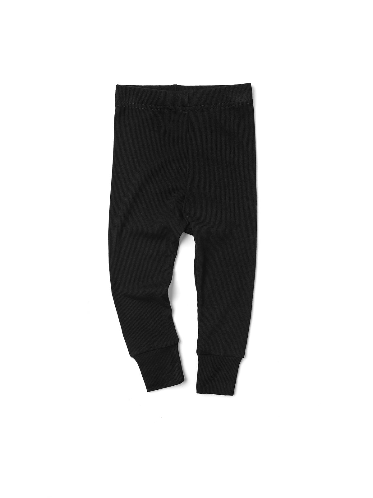 High Waist Ribbed Leggings for Women - Stretchy & Comfortable Black Workout Leggings - Perfect for Yoga, Running & Gym