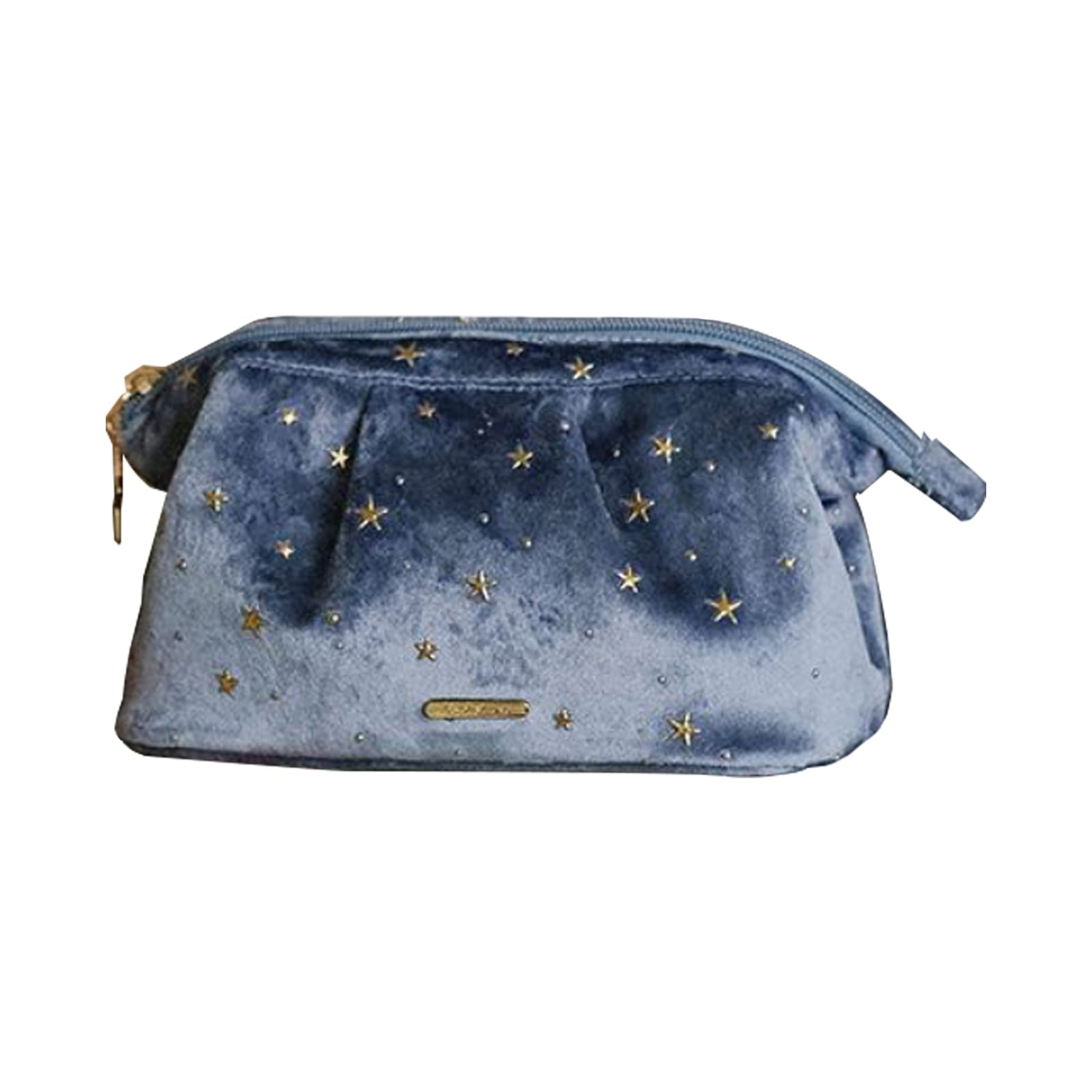 Luxury Velvet Makeup Bag for Women - Travel Cosmetic Organizer Pouch with Soft Velvet Fabric, Perfect for Toiletries, Jewelry & Beauty Essentials - Ideal for Travel, Gym, and Daily Use