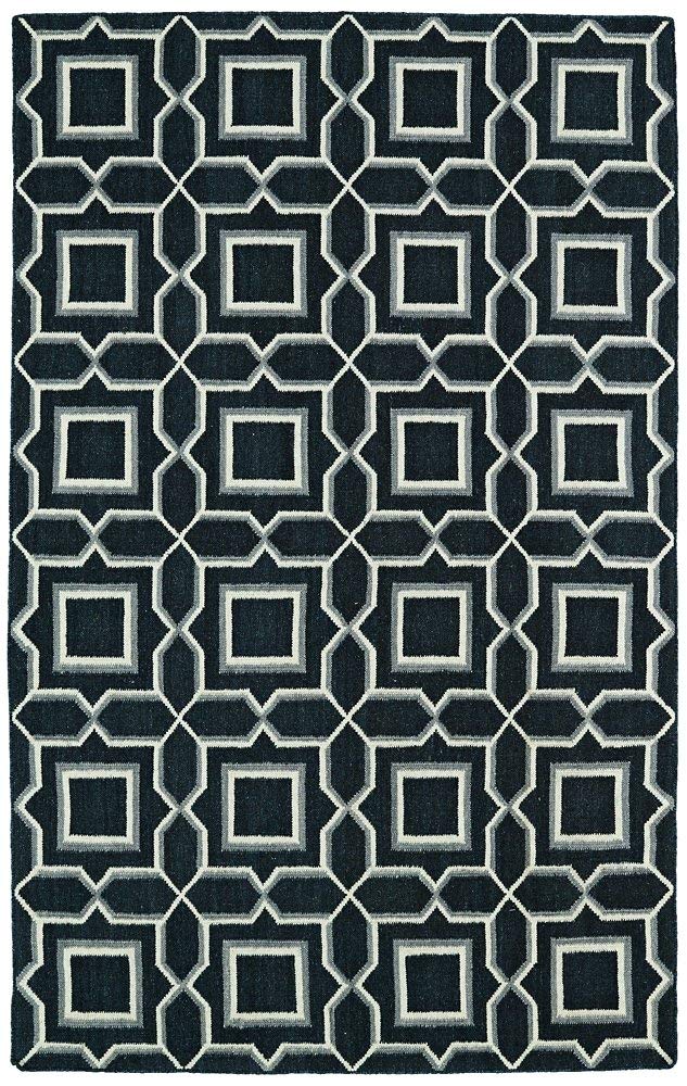 Kaleen Rugs Glam Area Rug 8' x 10' Charcoal Gray - Luxurious Soft Shaggy Living Room Carpet for Bedroom & Home Decor