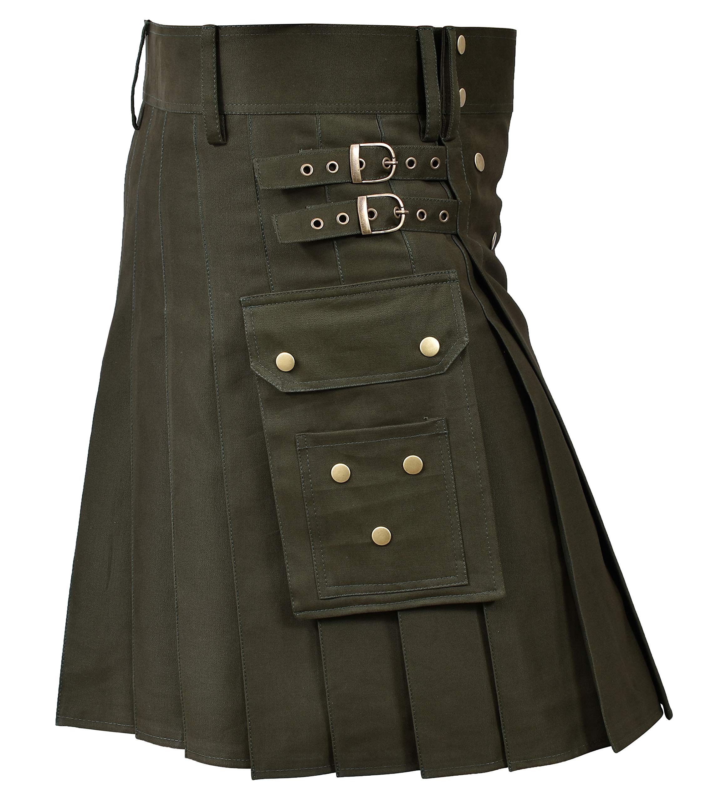Custom Made Men's Kilt - 100% Cotton Scottish Traditional & Utility Kilt for Men | Perfect for Highland Games, Weddings & Casual Wear
