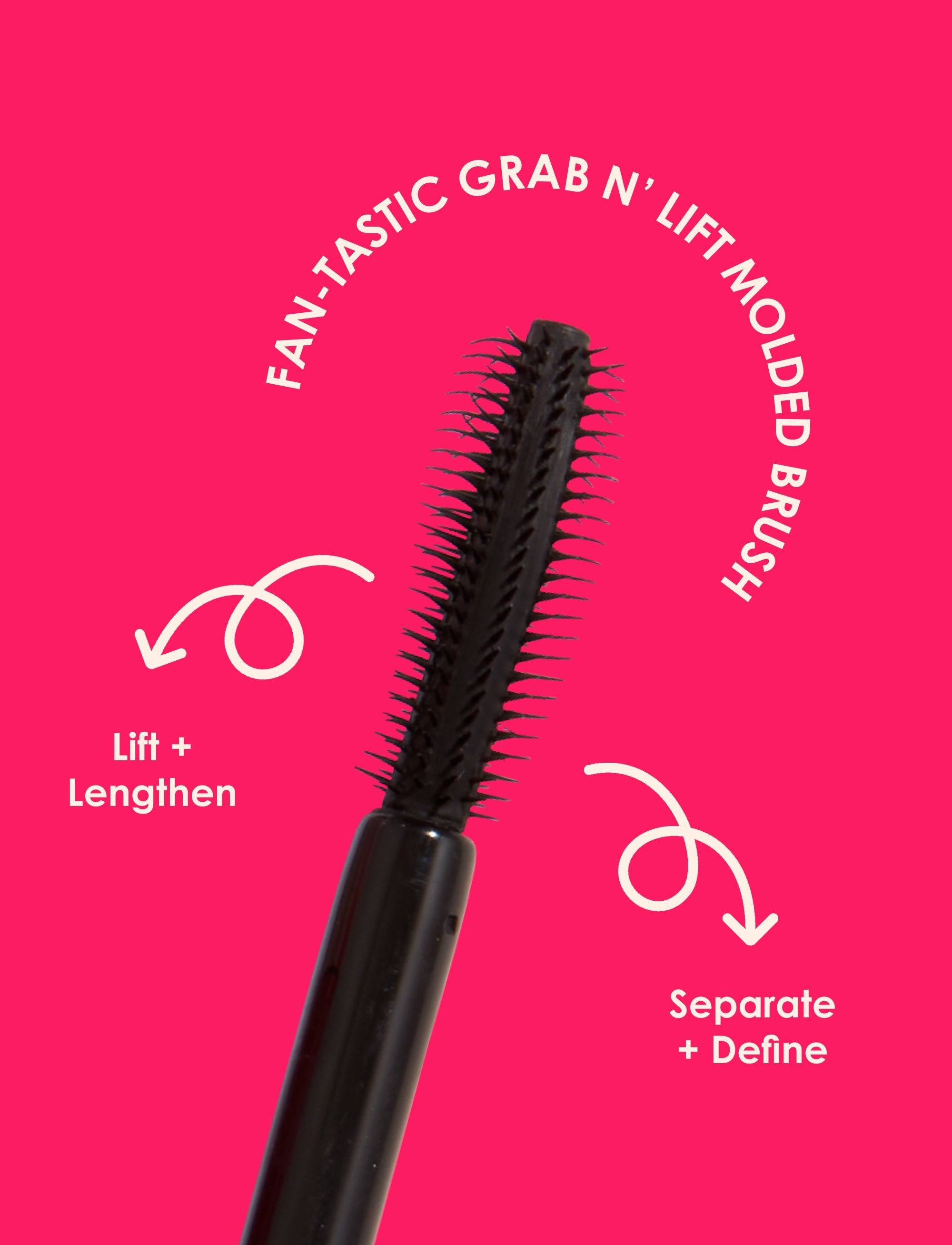 GrandeFanatic Fanning Curling Mascara - Volumizing & Lengthening for Dramatic Lashes | Perfect for Day to Night Makeup Looks