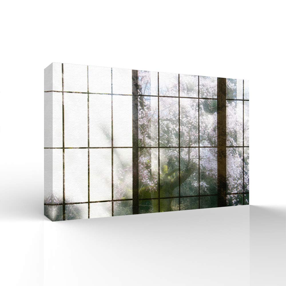Japanese Style Canvas Wall Art - 12x18 Inch Framed Prints, Modern Home Decor for Bedroom & Living Room | Perfect for Zen Decor, Asian-Themed Interiors & Office Spaces