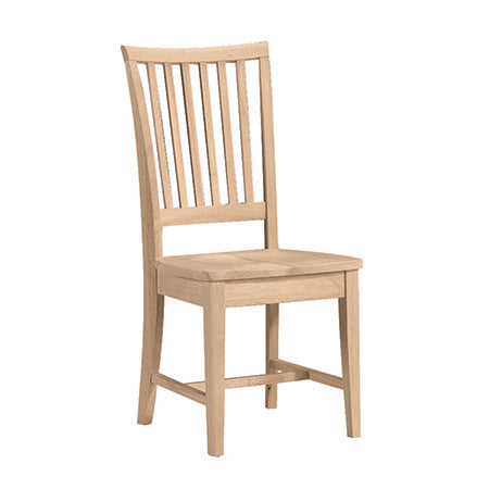 Mission Side Chair - Modern Dining Chair with Wooden Legs & Upholstered Seat - Perfect for Kitchen, Dining Room, or Home Office