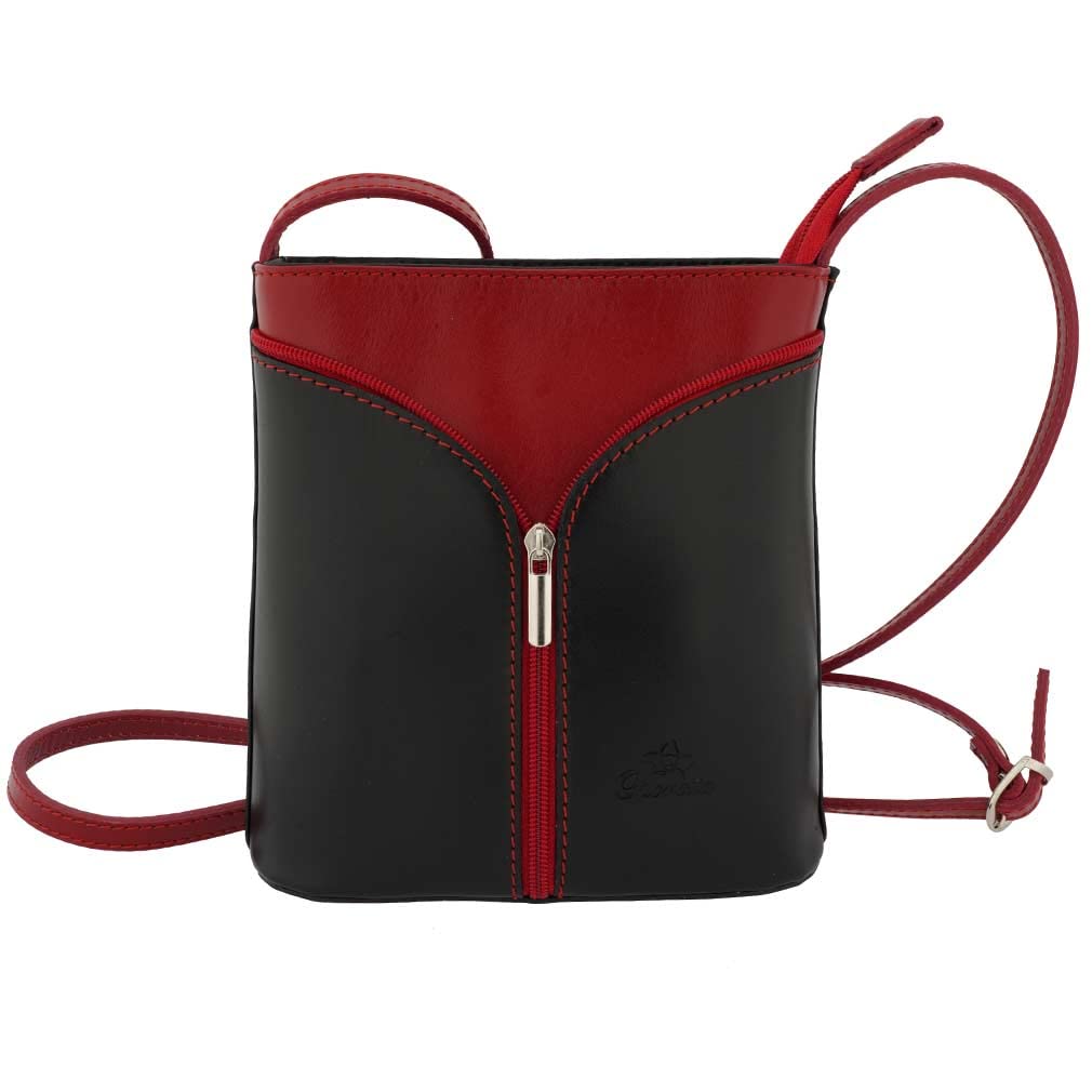 Genuine Italian Leather Crossbody Shoulder Bag for Women - Stylish Handbag Purse with Adjustable Strap - Perfect for Work, Travel & Everyday Use