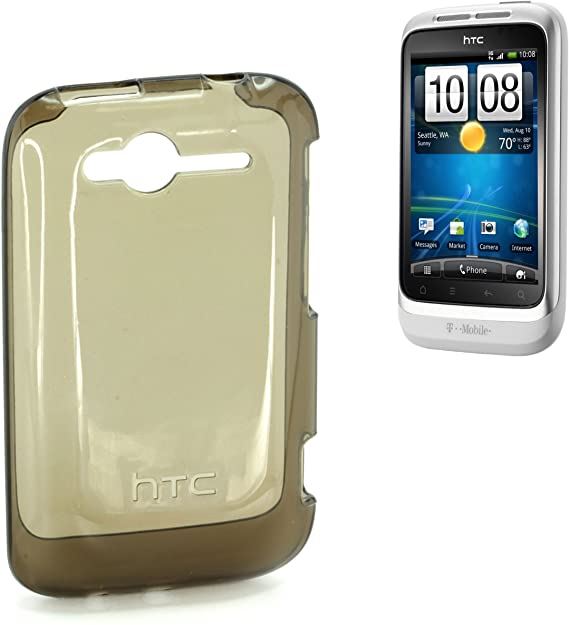HTC Wildfire S TPU Case - Translucent Black Protective Cover | Slim Fit, Shockproof Phone Case for Daily Use & Outdoor Activities