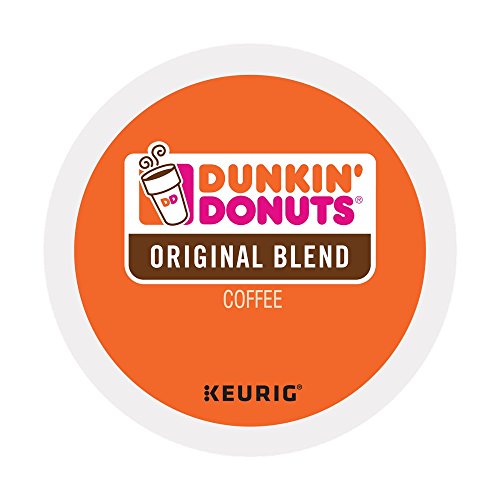 Dunkin' Donuts Original Blend Coffee K-Cup Pods for Keurig - 144 Count Single Serve Capsules - Perfect for Home, Office & Breakfast Brewing