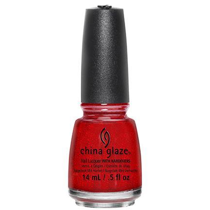 China Glaze Ruby Pumps Nail Polish - 0.5 oz / 14.7ml - #70577 - High Shine Ruby Red Nail Lacquer for Professional Salon & Home Manicures