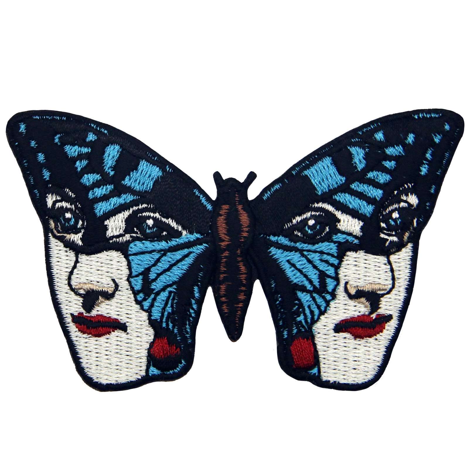 Butterfly Embroidered Applique Patch - Iron On & Sew On Badge for Women's Clothing, DIY Crafts, Jackets, Bags, and Accessories | Perfect for Customizing Denim, Hats, and Home Decor