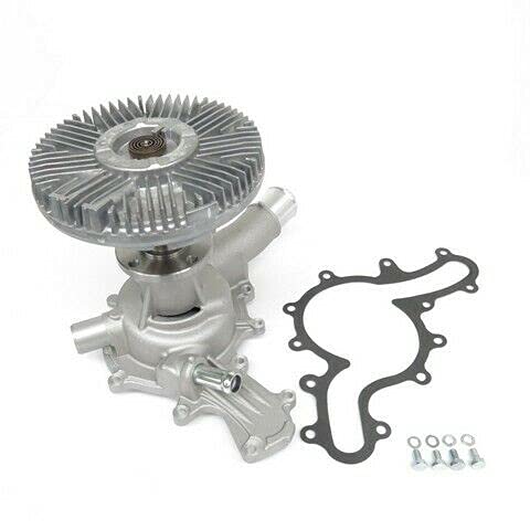 Replacement Engine Water Pump with Fan Clutch Compatible with Ford F150 F250 F350 - High Performance Cooling System Part for Trucks & SUVs - Perfect for Off-Roading, Towing & Heavy-Duty Use