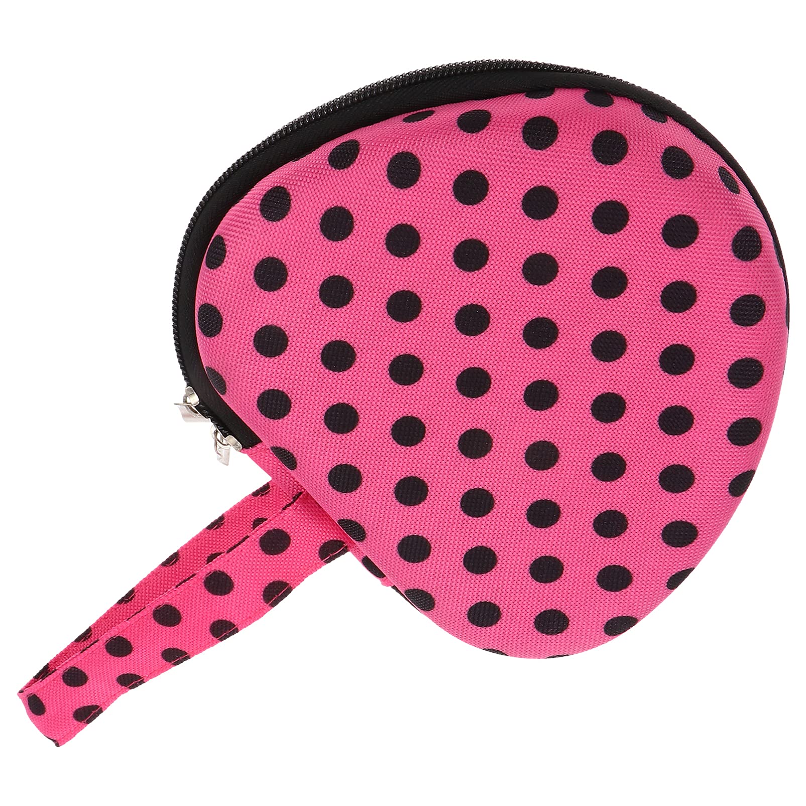 EXCEART Women's Wallet - Portable Bra Storage Bag, Heart Shaped Bra Case Pouch Organizer for Travel (Black/Rosy Black) - Perfect for Travel Makeup & Undergarment Organization