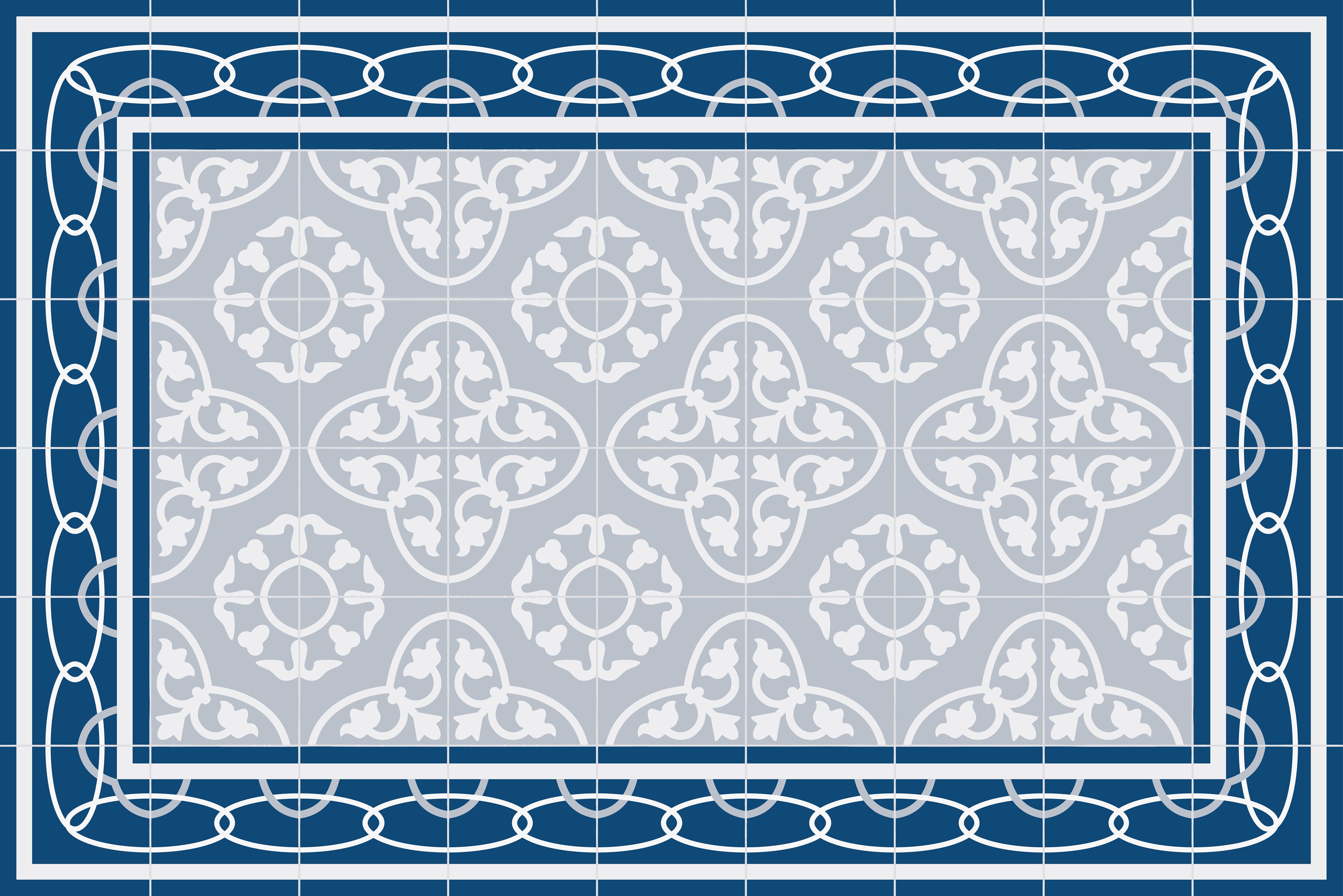 Non-Slip Blue Floor Mat Tiles - Waterproof & Durable for Home, Gym, Office - Multiple Sizes Available (12x12, 24x24, 36x36 Inches) - Perfect for High-Traffic Areas, Workout Spaces & Commercial Use