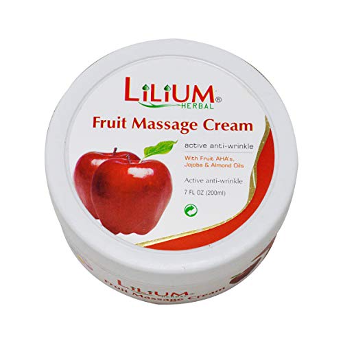 Lilium Herbal Fruit Massage Cream 200ml - Natural Pain Relief & Muscle Relaxation for Back, Neck & Shoulders - Perfect for Post-Workout Recovery & Spa Treatments