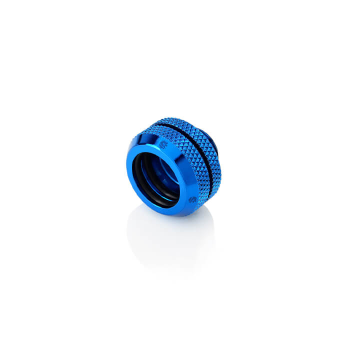 Bitspower Multi Link Fitting for 14mm OD Tubing - Royal Blue - Perfect for Custom PC Water Cooling Loops & Hardline Builds