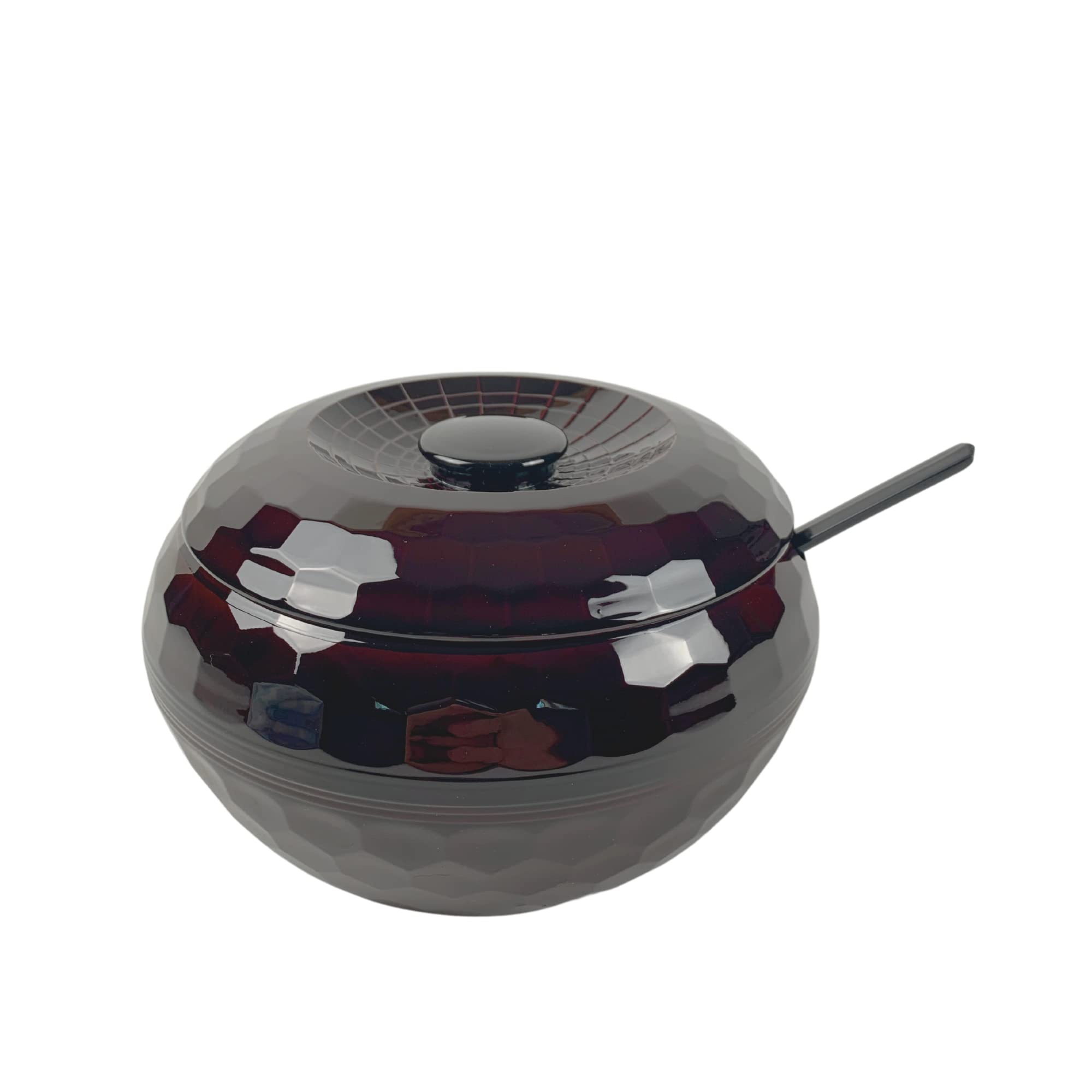 Premium Japanese Ohitsu Rice Serving Bowl with Lid & Rice Paddle - Authentic Made in Japan - Large 12