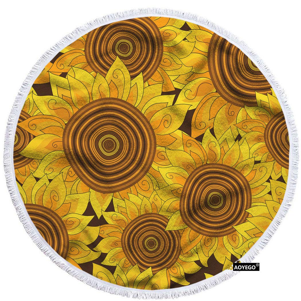 Premium Sunflower Beach Towel - 63