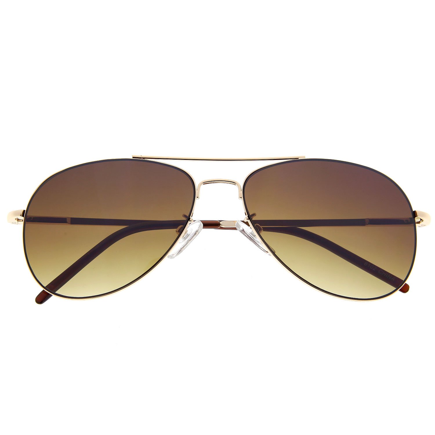 Manhattan Classic Mirrored Aviator Sunglasses for Men & Women - UV Protection Polarized Lenses - Retro Fashion Accessory for Driving, Beach & Outdoor Activities