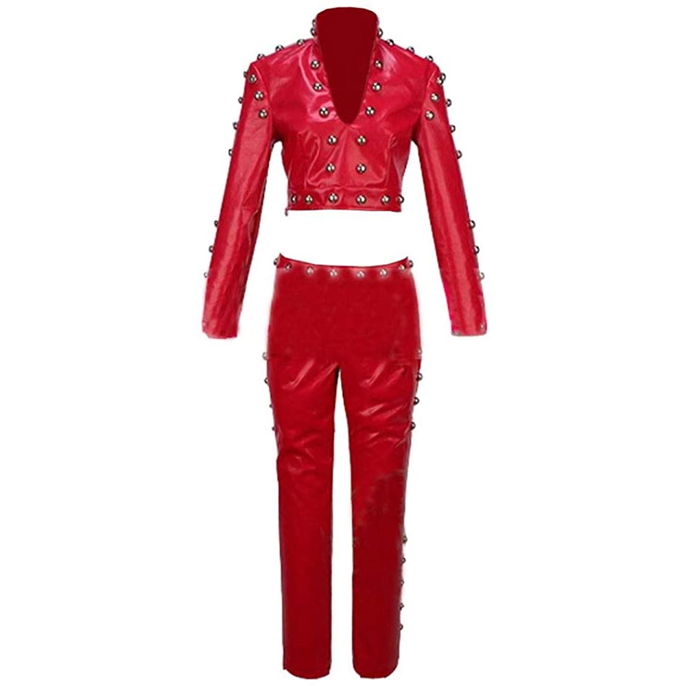 The Seven Deadly Sins Ban Cosplay Costume - Red Suit with Metal Studs | Anime Convention Outfit & Halloween Costume